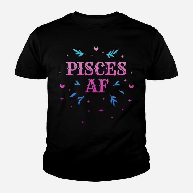 Pisces Af  Pink Pisces Zodiac Sign Horoscope Birthday Gift Youth T-shirt