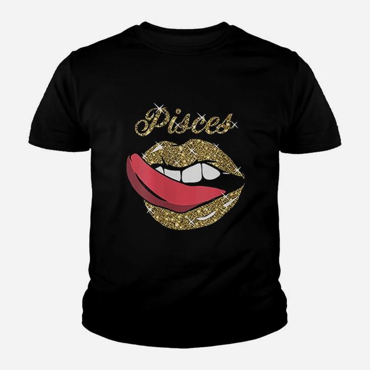 Pisces Lips Tongue Youth T-shirt