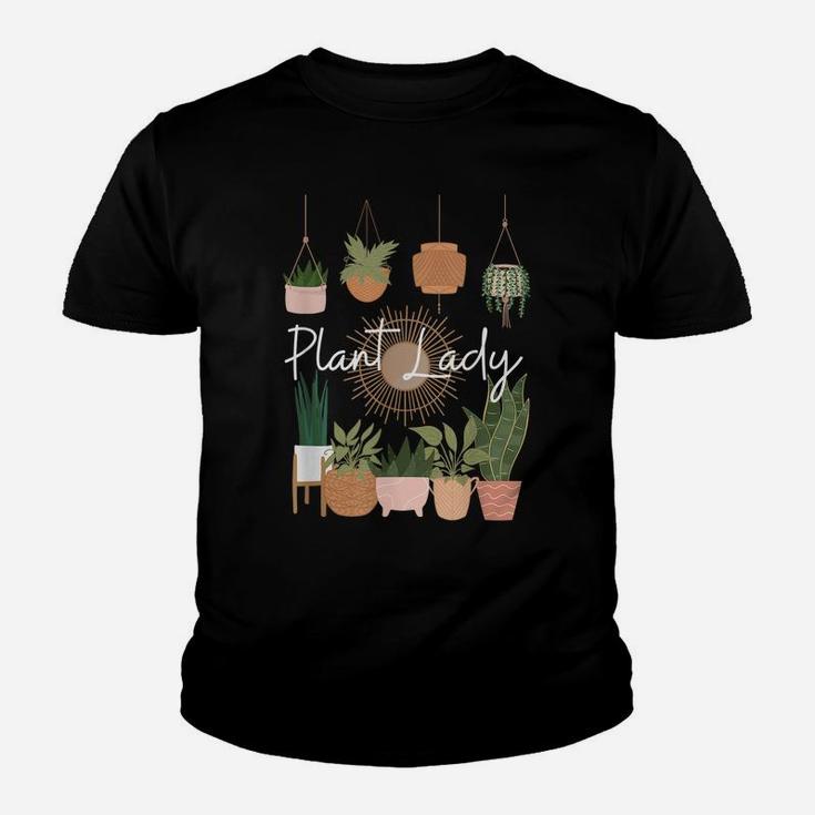 Plant Lady Mom Succulent Garden Flower Youth T-shirt