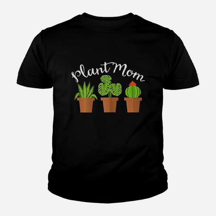 Plant Mom Plants Lover Cactus Youth T-shirt