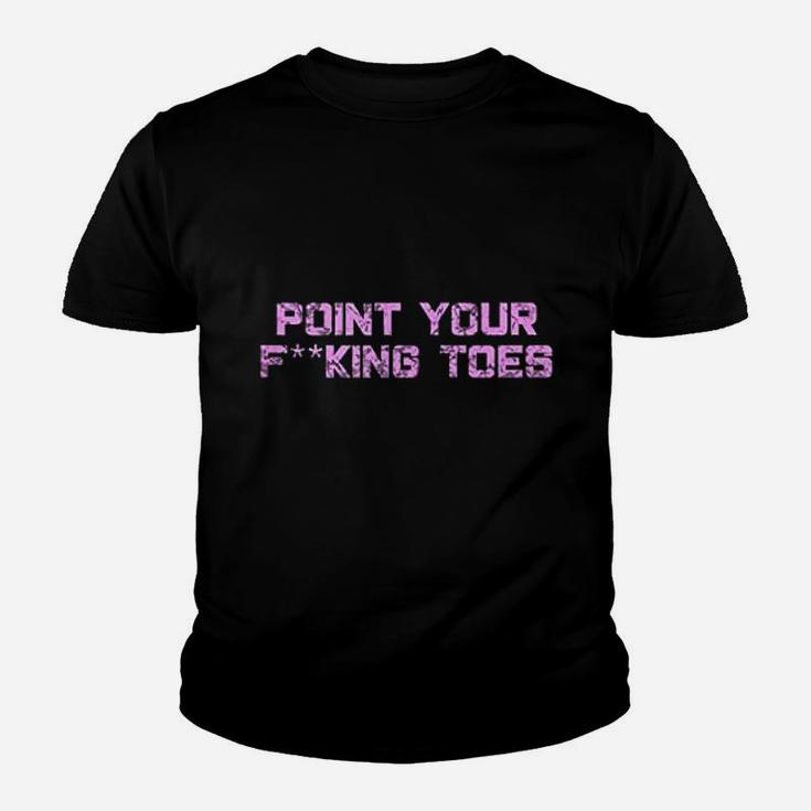 Point Your Toes Pole Dancing Youth T-shirt