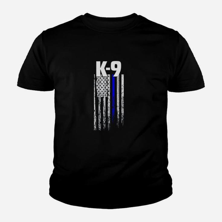 Police Officer Usa Flag Youth T-shirt