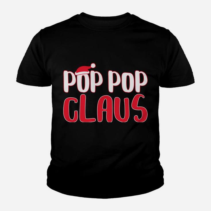 Pop Pop Claus  Matching Santa Christmas Costume Youth T-shirt