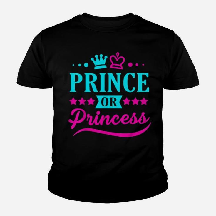 Prince Or Princess Gender Reveal Youth T-shirt