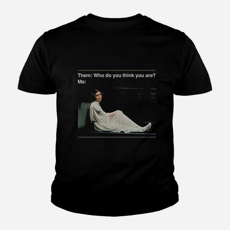 Princess  Who Do You Think You Are Youth T-shirt