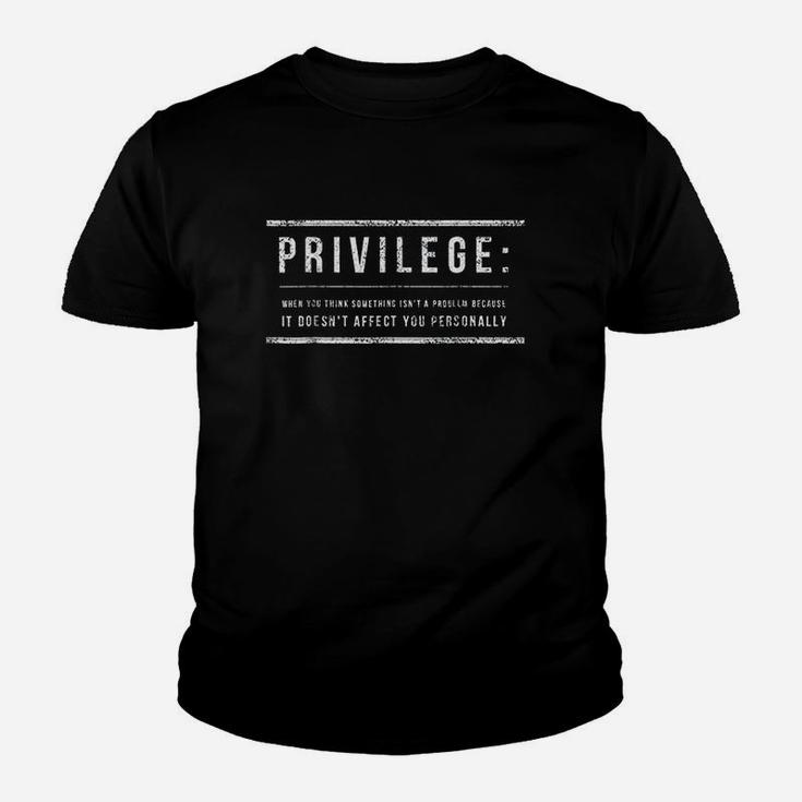 Privilege Definition Equality And Civil Rights Youth T-shirt