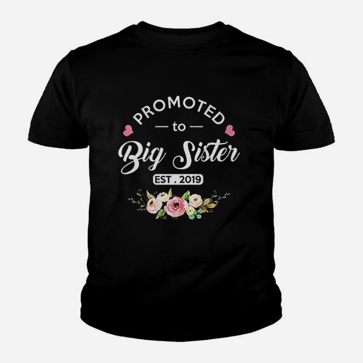 Promoted To Big Sister Est 2019 New Sister To Be Youth T-shirt