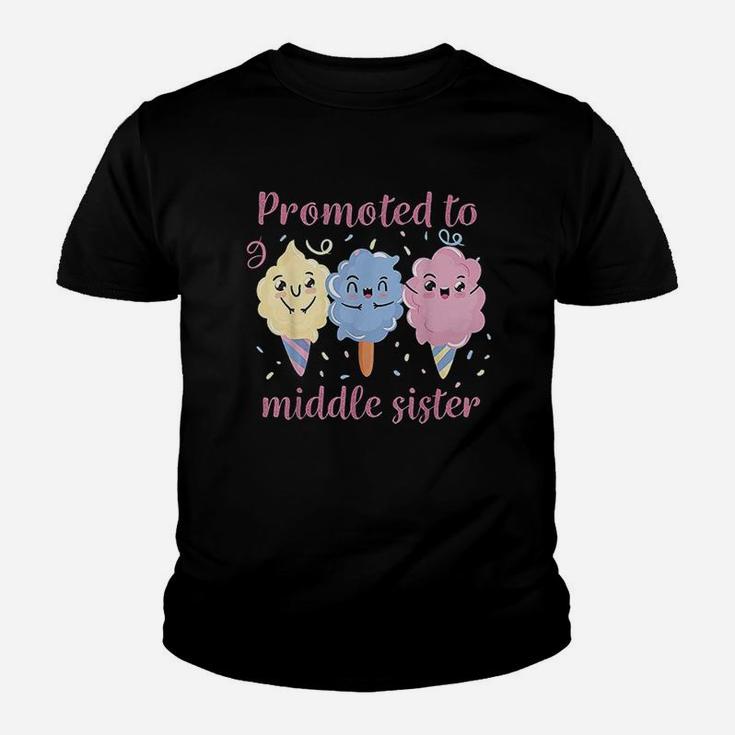 Promoted To Middle Sister Youth T-shirt