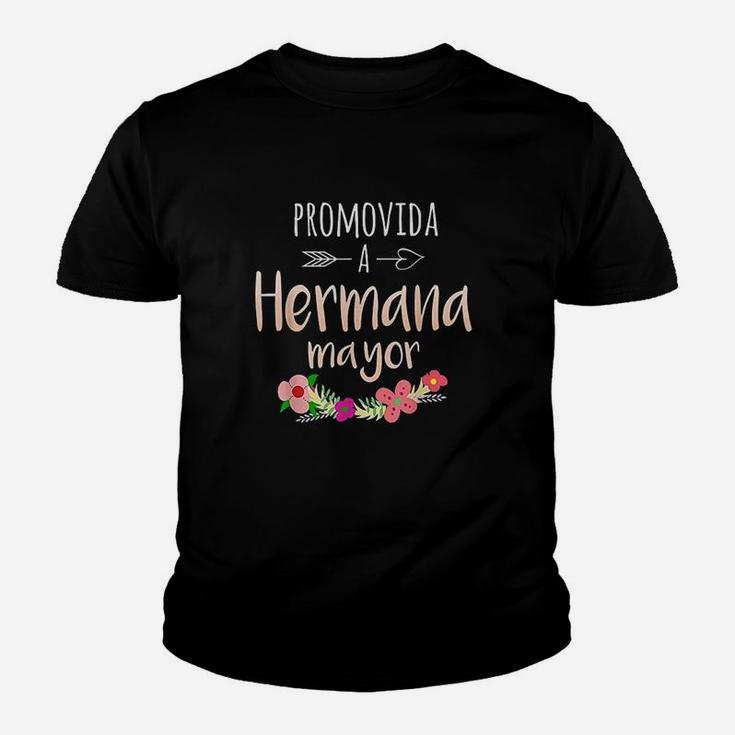 Promovida A Hermana Mayor Spanish Baby Shower Older Sister Youth T-shirt