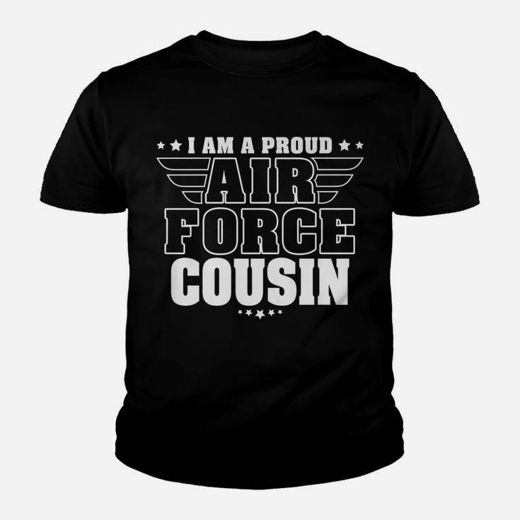 Proud Air Force Cousin Patriotic Pride Military Family Youth T-shirt