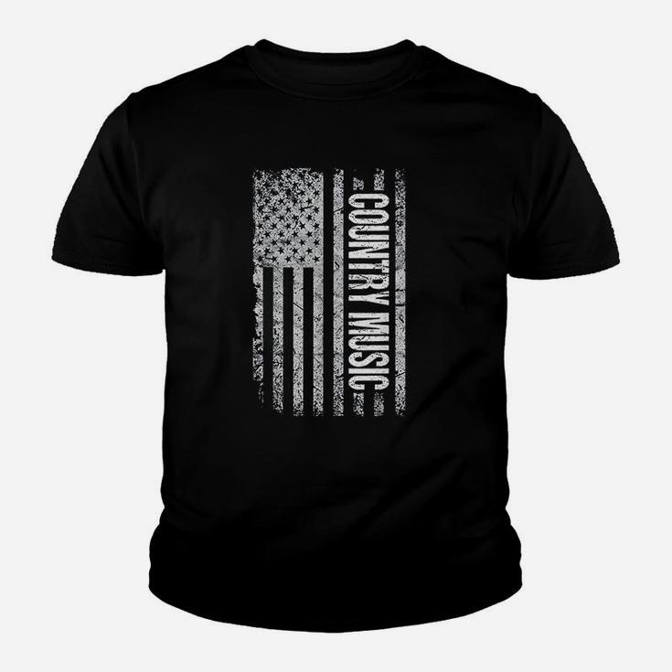 Proud American Flag Country Music Deep South Youth T-shirt