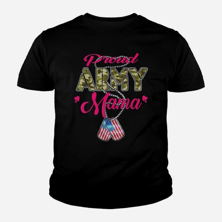 Proud Army Mama Shirt - Military Family Shirts Mother Gifts Youth T-shirt