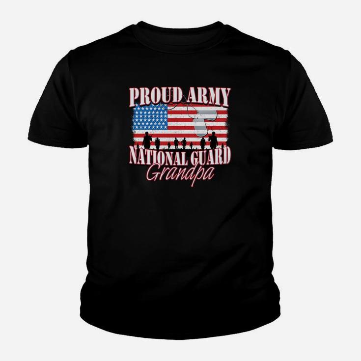 Proud Army National Guard Grandpa Shirt Grandparents Day Youth T-shirt