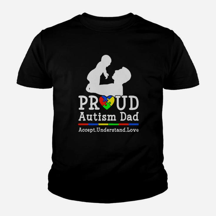 Proud Autism Dad Accept Understand Love Youth T-shirt