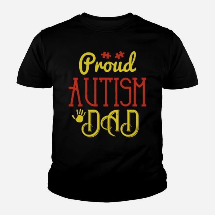 Proud Autism Dad Youth T-shirt