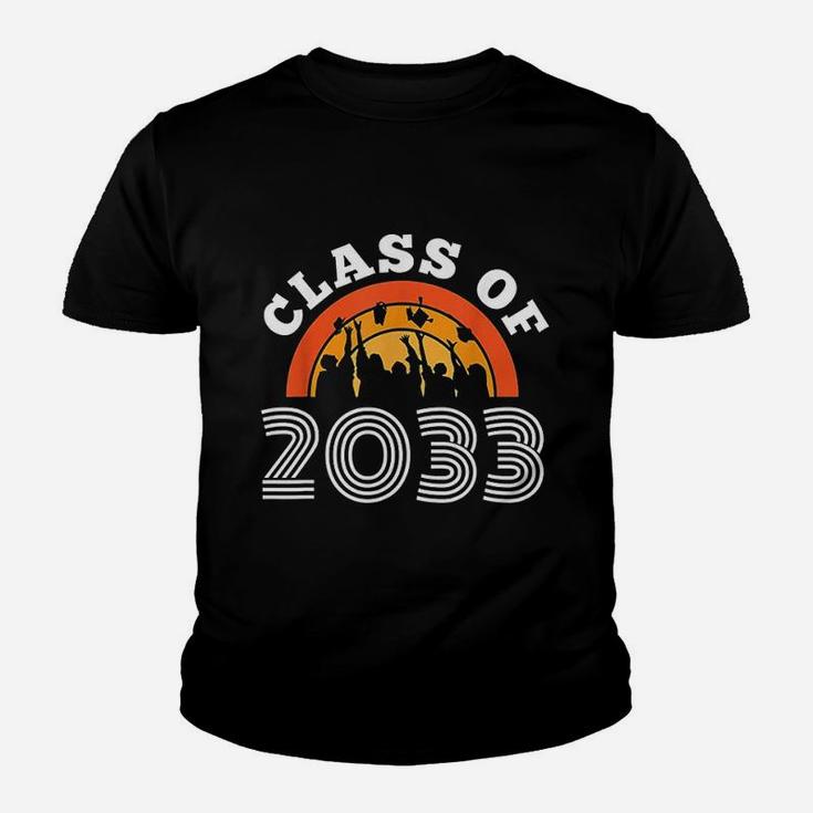 Proud Class Of 2033 Graduate Prek Retro Vintage Grad Gifts Youth T-shirt