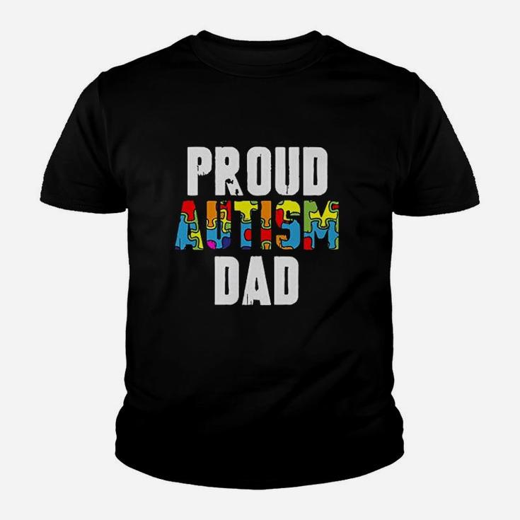 Proud Dad Awareness Dad Gifts For Him Youth T-shirt