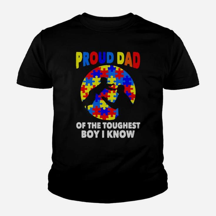 Proud Dad Of The Toughest Boy I Know Youth T-shirt