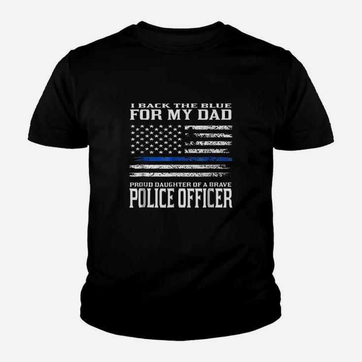 Proud Daughter Of Police Officer Dad Youth T-shirt