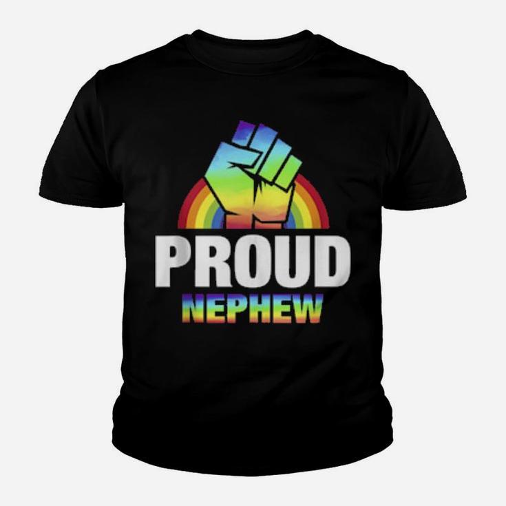 Proud Nephew Gay Pride Youth T-shirt