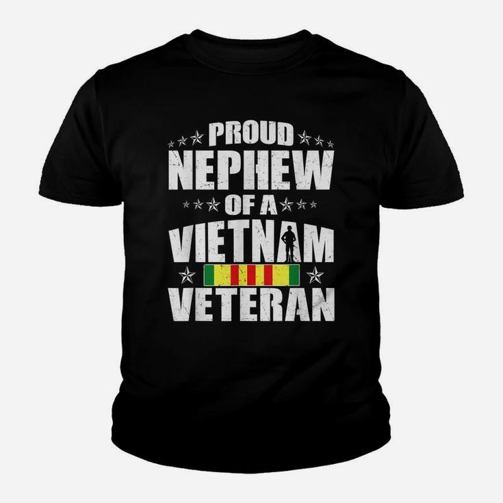 Proud Nephew Of A Vietnam Veteran - Military Veterans Family Youth T-shirt