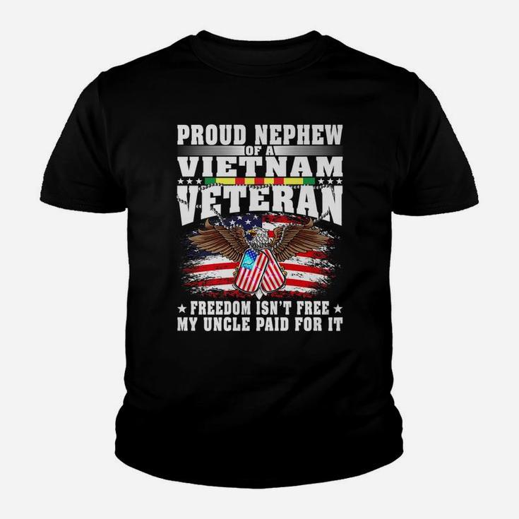 Proud Nephew Of Vietnam Veteran - Military Vet's Family Gift Youth T-shirt