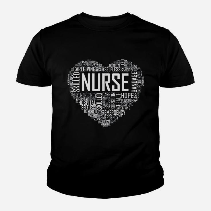 Proud Nurse Heart Lover Youth T-shirt