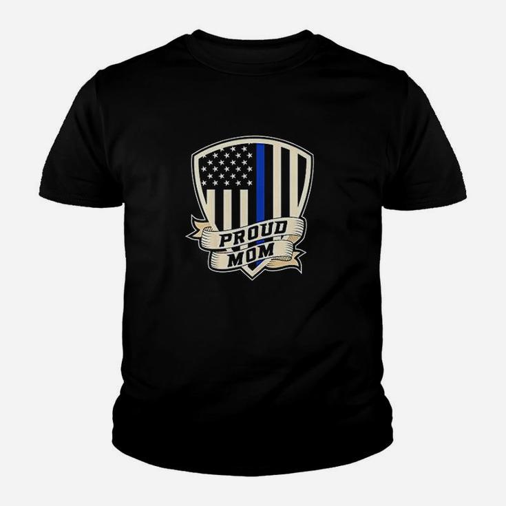 Proud Police Mom Youth T-shirt