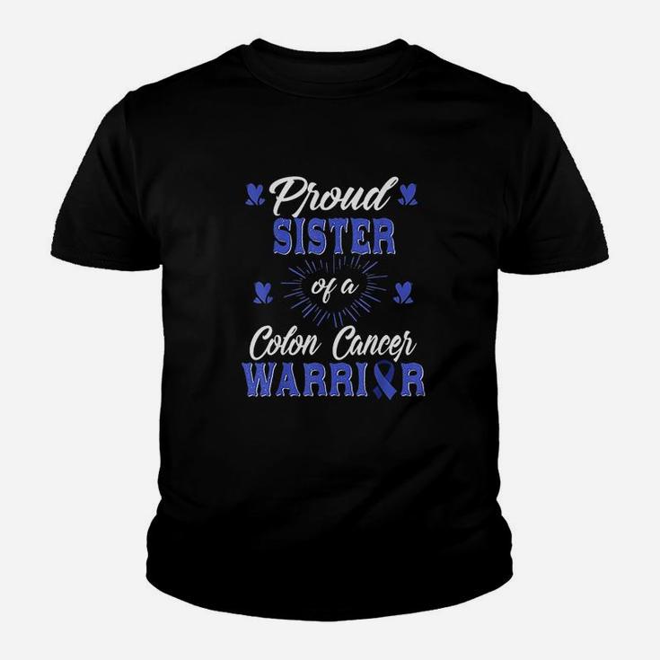 Proud Sister Of A Colon Warrior Awareness Youth T-shirt