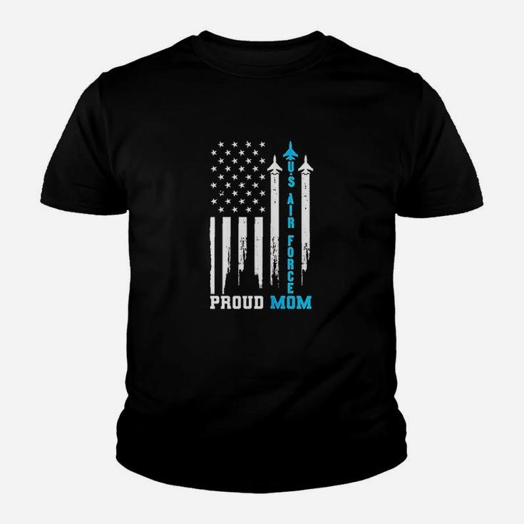 Proud Us Air Force Mom America Flag Mother Day Youth T-shirt
