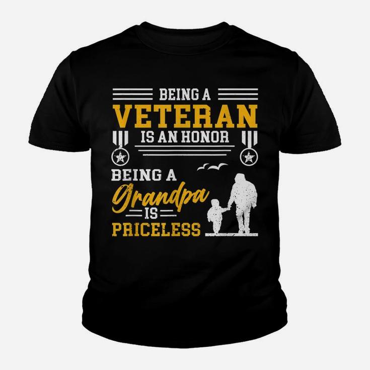 Proud Vietnam Veteran Flag & Military Veterans Day | Veteran Youth T-shirt