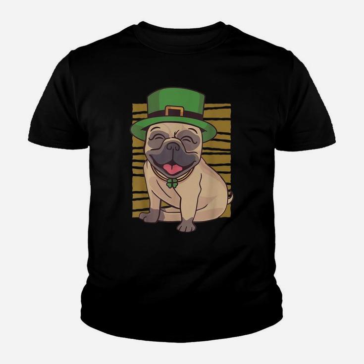 Pug St Patricks Day Irish Green Saint Patrick Lucky St Patty Youth T-shirt