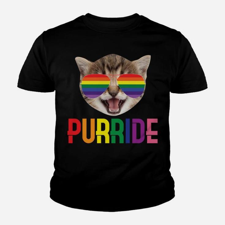 Purride | Cute Funny Lgbqt Cat Lovers Gift Sweatshirt Youth T-shirt