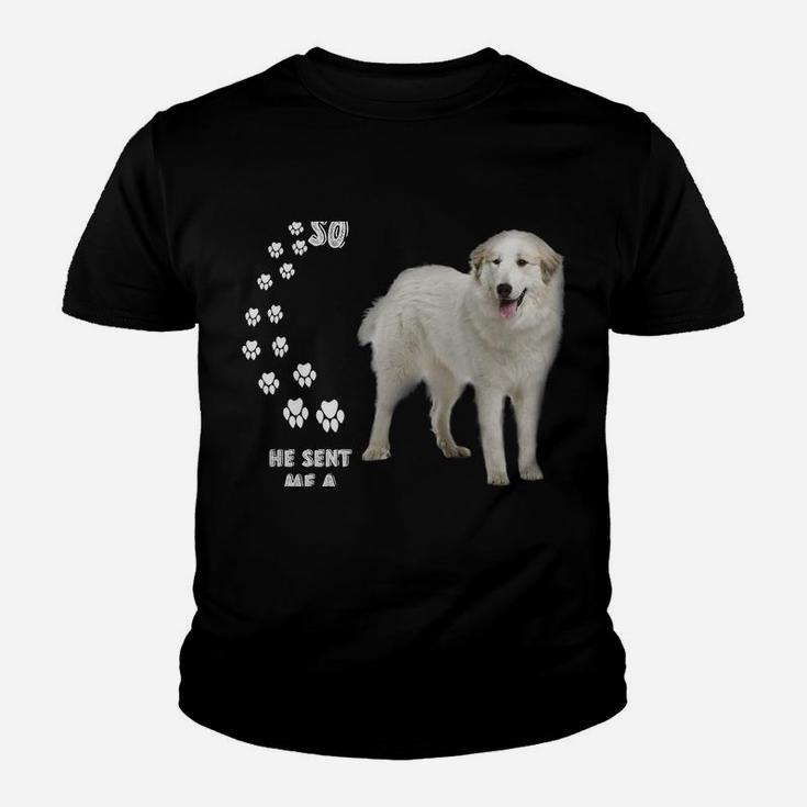 Pyrenean Mountain Dog Mom Dad Costume, Cute Great Pyrenees Youth T-shirt