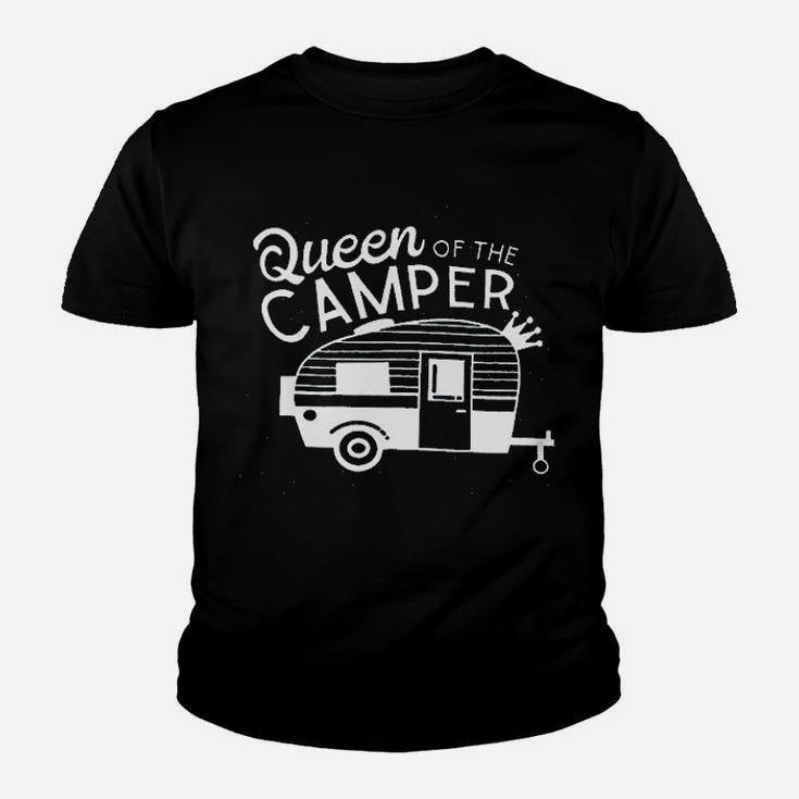 Queen Of The Camper Youth T-shirt