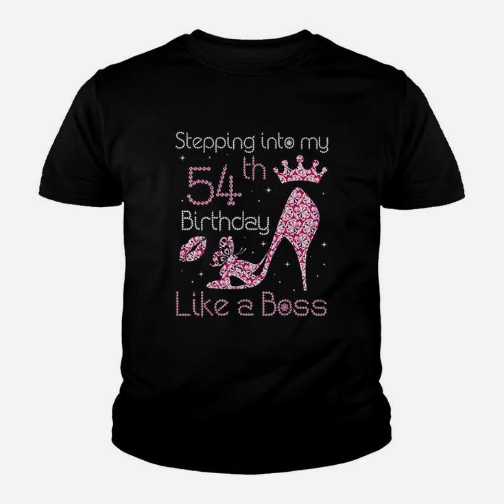 Queen Stepping Into My 54Th Birthday Like A Boss Born 1967 Youth T-shirt