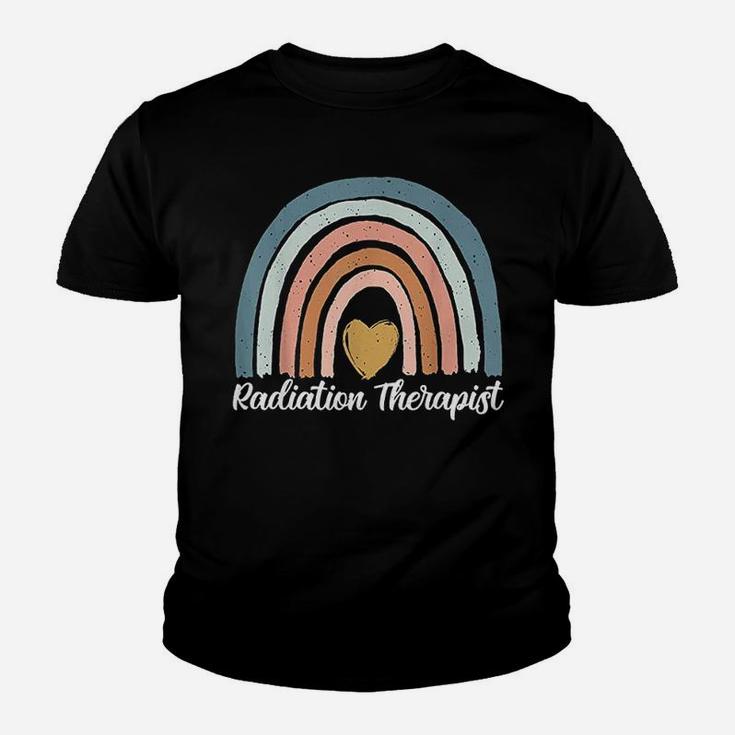 Radiation Therapist  Rainbow Heart Youth T-shirt