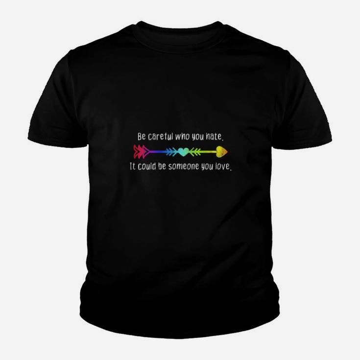 Rainbow Lgbtq Gay And Lesbian Youth T-shirt