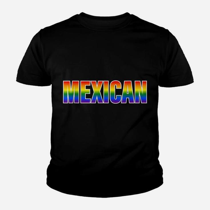 Rainbow Mexican Gay Pride Lgbt Pride Youth T-shirt