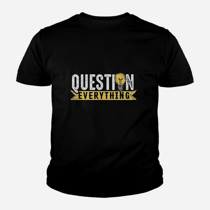 Rational Mind Question Conspiracy Theorist Everything Gift Youth T-shirt