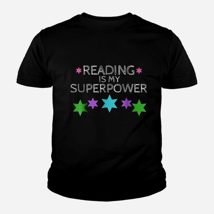 Reading Is My Superpower Youth T-shirt