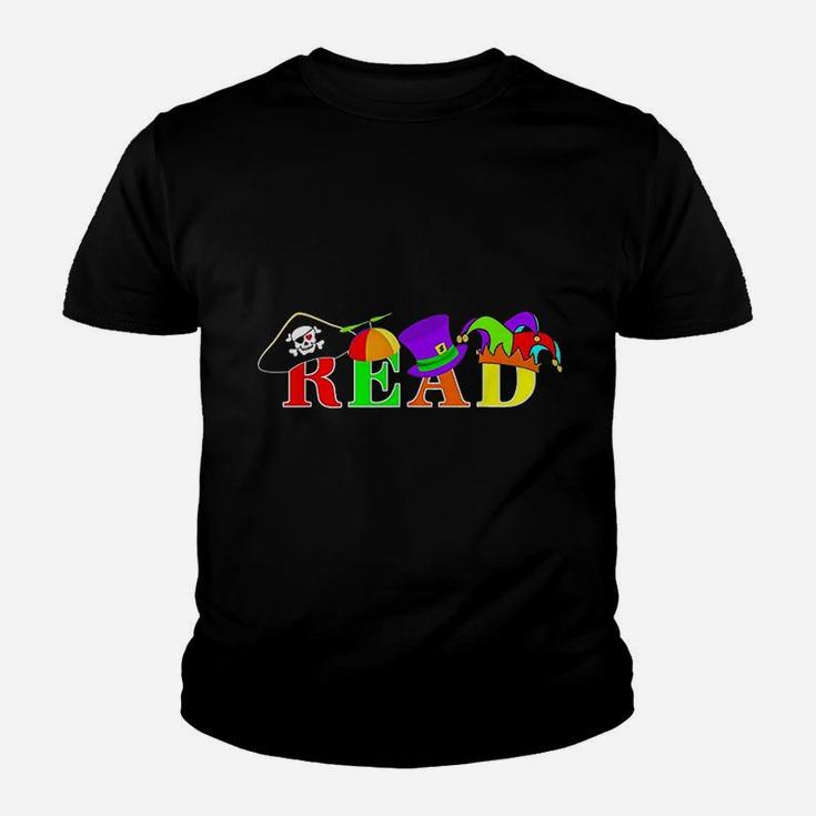 Reading Teacher Read Hat Day Youth T-shirt