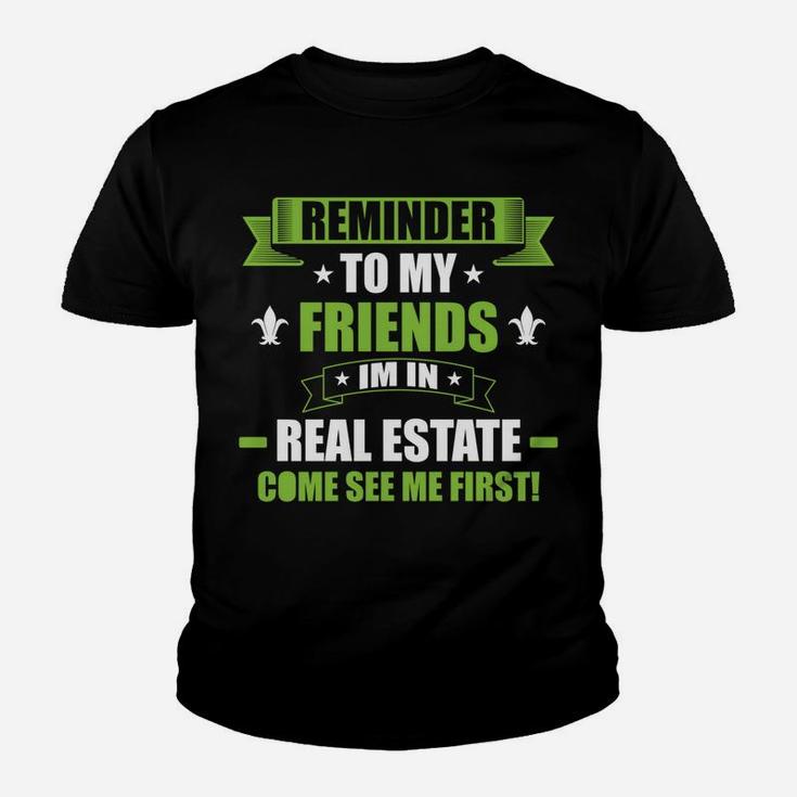 Real Estate Agent Realtor Youth T-shirt