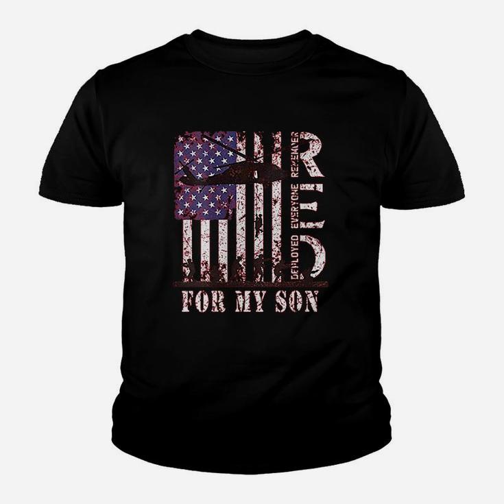 Red Friday For My Son Us Flag Army Youth T-shirt