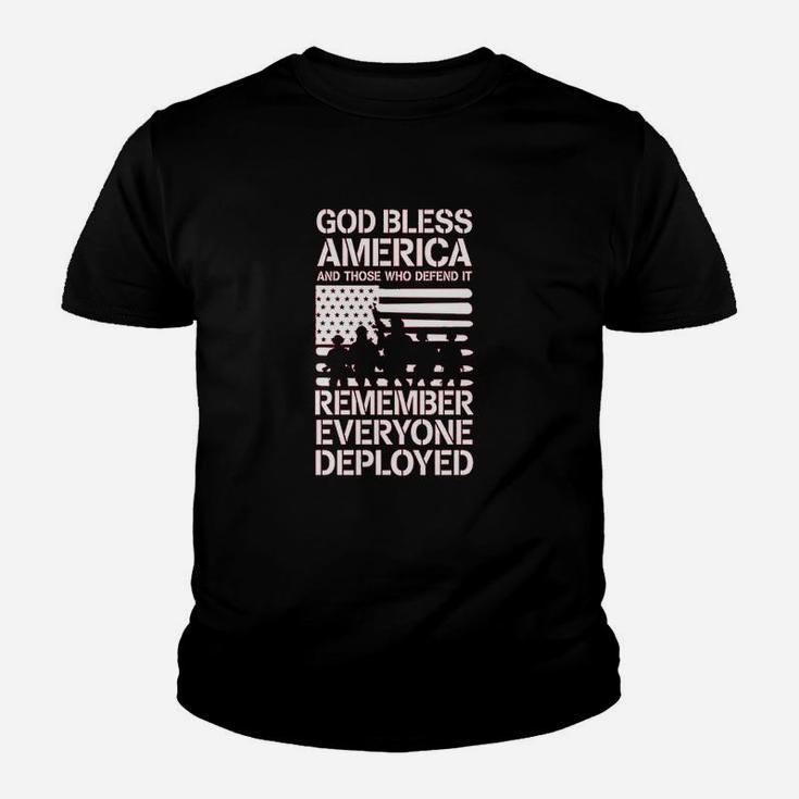 Red Friday Military  Remember Everyone Deployed Support Our Troops Youth T-shirt