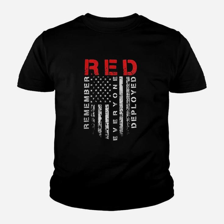 Red Friday Remember Everyone Deployed Youth T-shirt