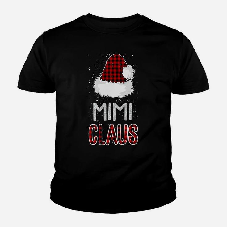 Red Plaid Mimi Claus - Matching Family Funny Christmas Gift Youth T-shirt
