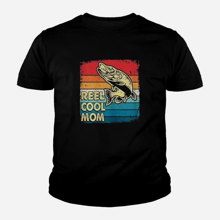 Reel Cool Mom Funny Fish Fishing Youth T-shirt