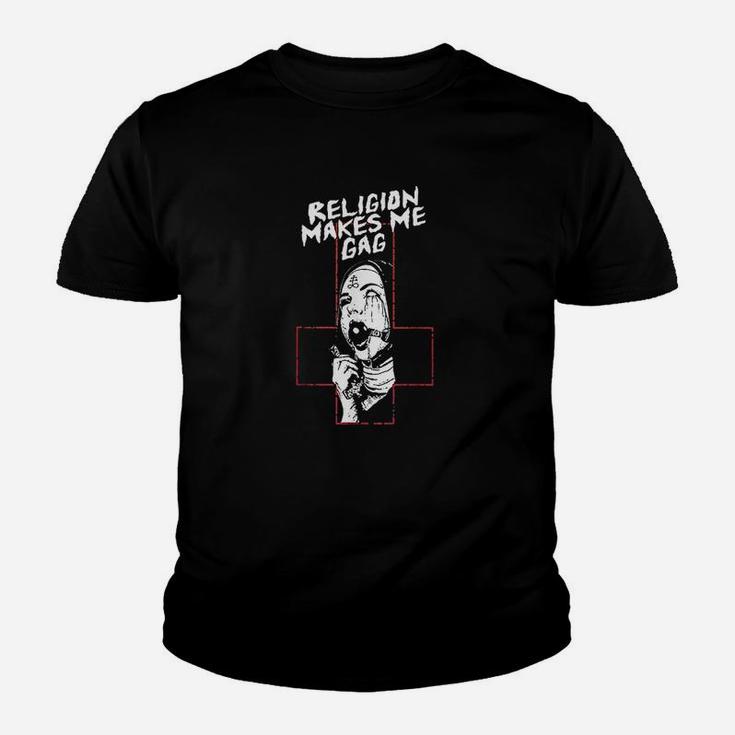 Religion Makes Me Gag Youth T-shirt