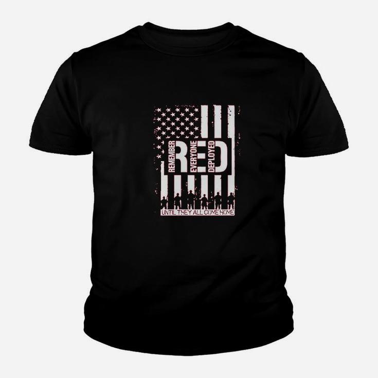 Remember Everyone Deployed Red Friday Youth T-shirt
